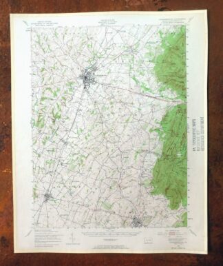 Chambersburg Pennsylvania Guilford USGS Topographic Map 1964