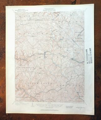 Burgettstown Pennsylvania Midway USGS Topographic Map 1958