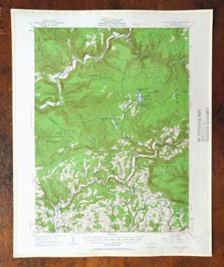 Eagles Mere Pennsylvania Laporte USGS Topographic Map 1961