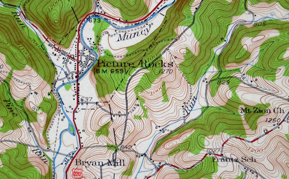 Eagles Mere Pennsylvania Laporte USGS Topographic Map 1961 - Image 4