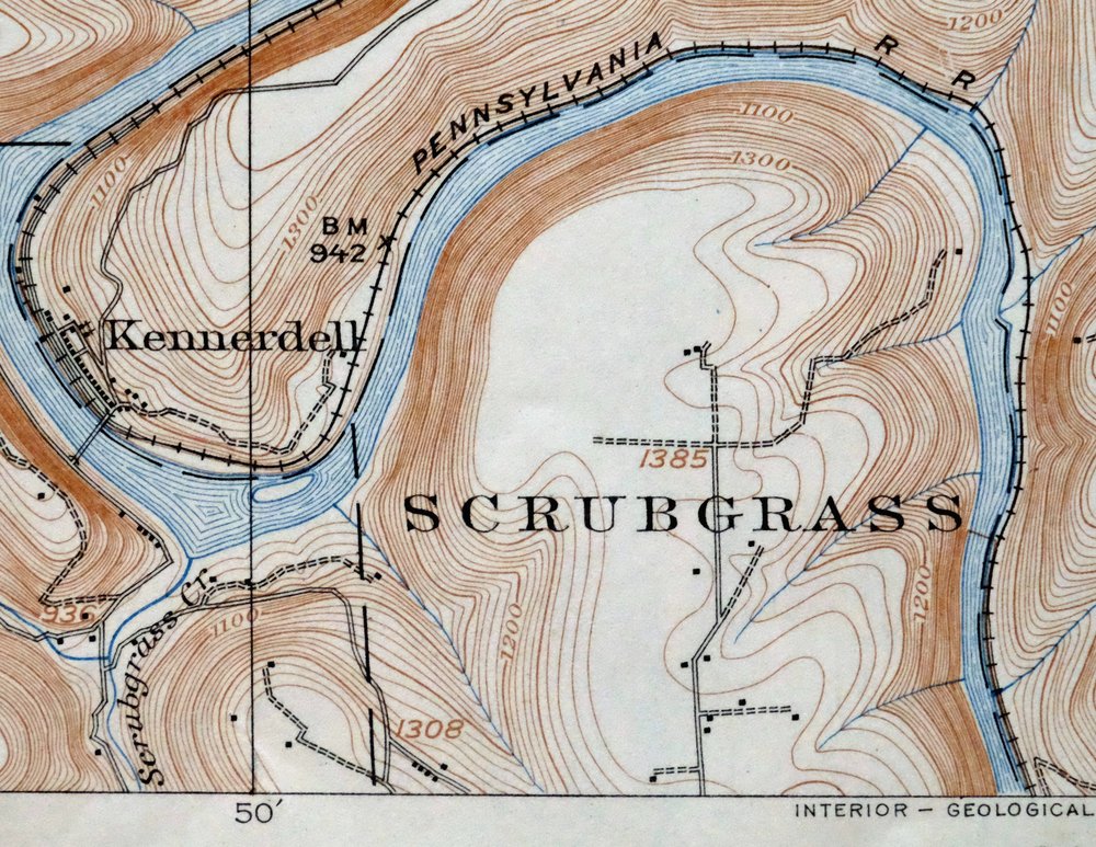 Franklin Pennsylvania Sugarcreek Polk USGS Topo Map 1962 - Image 2
