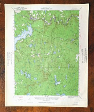 Hawley Pennsylvania Tafton USGS 15-Min Topo Map 1964 Vintage
