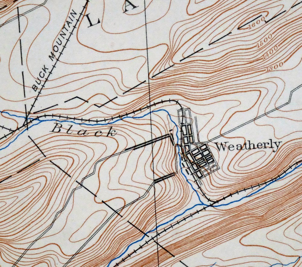 Hazleton Pennsylvania Lansford Tamaqua USGS Topo Map 1956 - Image 2