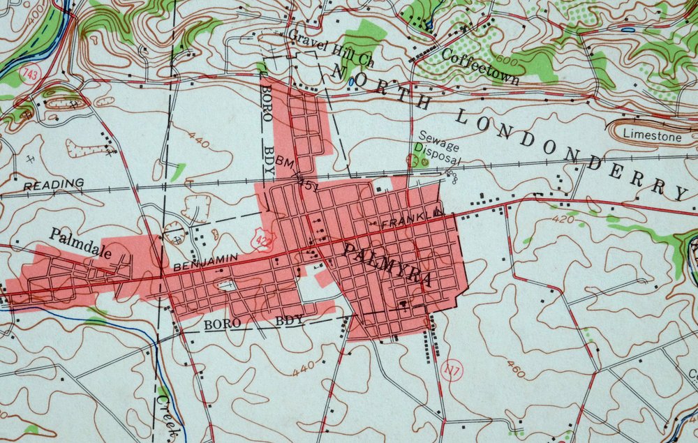Hummelstown Pennsylvania Hershey Palmyra USGS Topo Map 1965 - Image 7