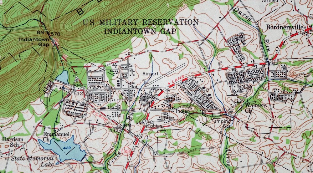 Hummelstown Pennsylvania Hershey Palmyra USGS Topo Map 1965 - Image 3