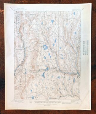 Honesdale Pennsylvania Carbondale Waymart USGS Topo Map 1945