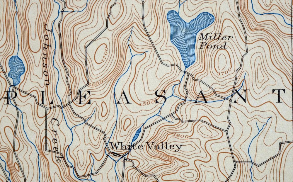 Honesdale Pennsylvania Carbondale Waymart USGS Topo Map 1945 - Image 2