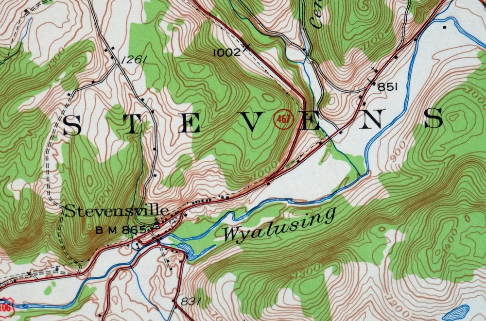 Le Raysville Pennsylvania Little Meadows USGS Topo Map 1965 - Image 6