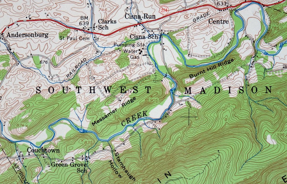 Loysville Pennsylvania Landisburg USGS Topo Map 1966 Vintage - Image 6