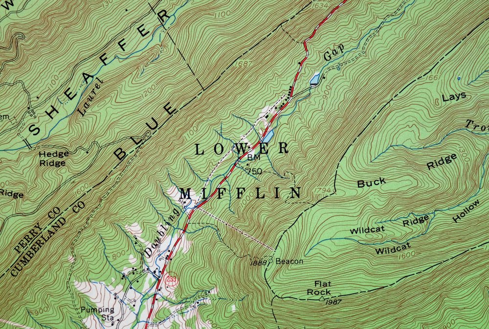 Loysville Pennsylvania Landisburg USGS Topo Map 1966 Vintage - Image 2