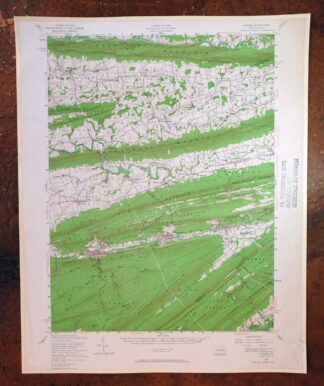 Lykens Pennsylvania Valley View Reinerton USGS Topo Map 1964