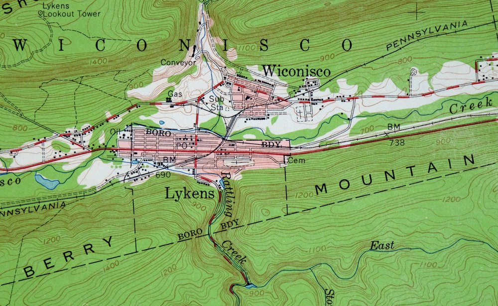 Lykens Pennsylvania Valley View Reinerton USGS Topo Map 1964 - Image 8