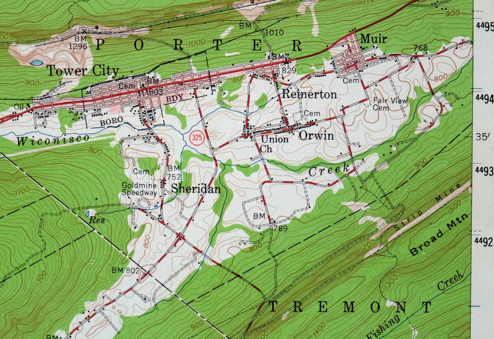 Lykens Pennsylvania Valley View Reinerton USGS Topo Map 1964 - Image 7