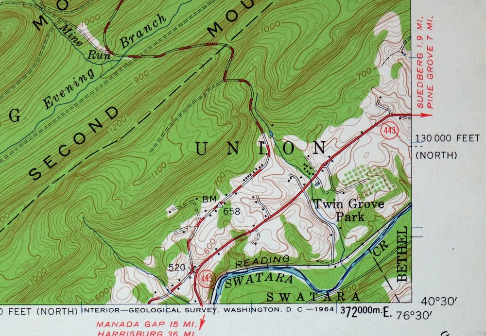 Lykens Pennsylvania Valley View Reinerton USGS Topo Map 1964 - Image 6