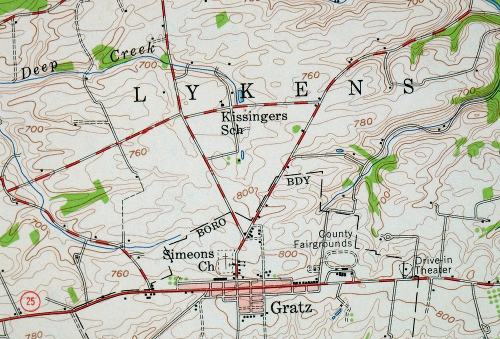 Lykens Pennsylvania Valley View Reinerton USGS Topo Map 1964 - Image 5