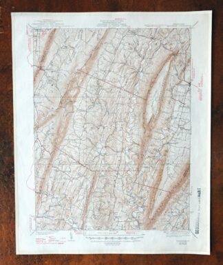Needmore Pennsylvania Crystal Spring USGS Topo Map 1947