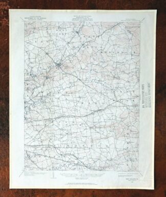 New Holland Pennsylvania Ephrata Akron USGS Topo Map 1962