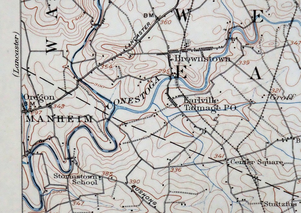 New Holland Pennsylvania Ephrata Akron USGS Topo Map 1962 - Image 6