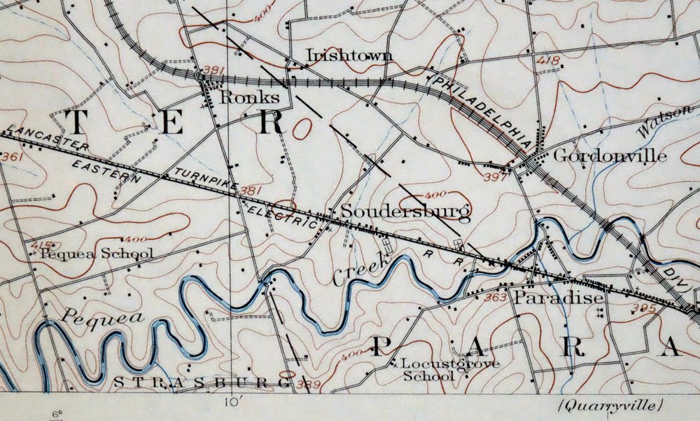 New Holland Pennsylvania Ephrata Akron USGS Topo Map 1962 - Image 7
