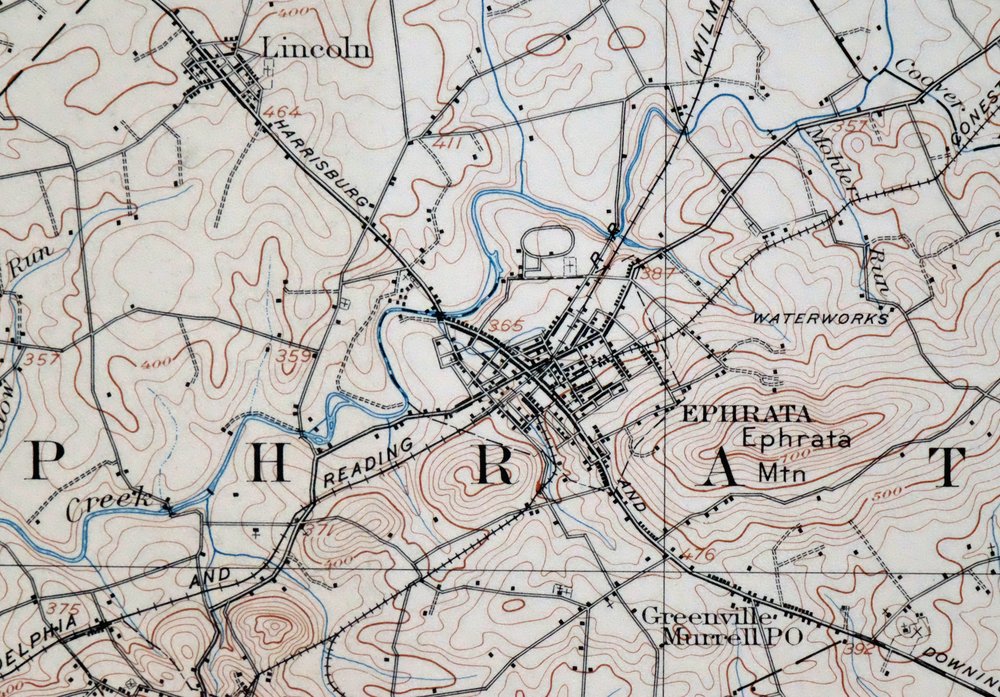 New Holland Pennsylvania Ephrata Akron USGS Topo Map 1962 - Image 4