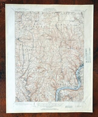New Kensington Pennsylvania Plum USGS Topographic Map 1956