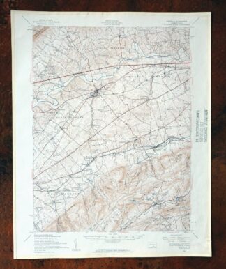 Newville Pennsylvania Shippensburg USGS 15-Min Topo Map 1959