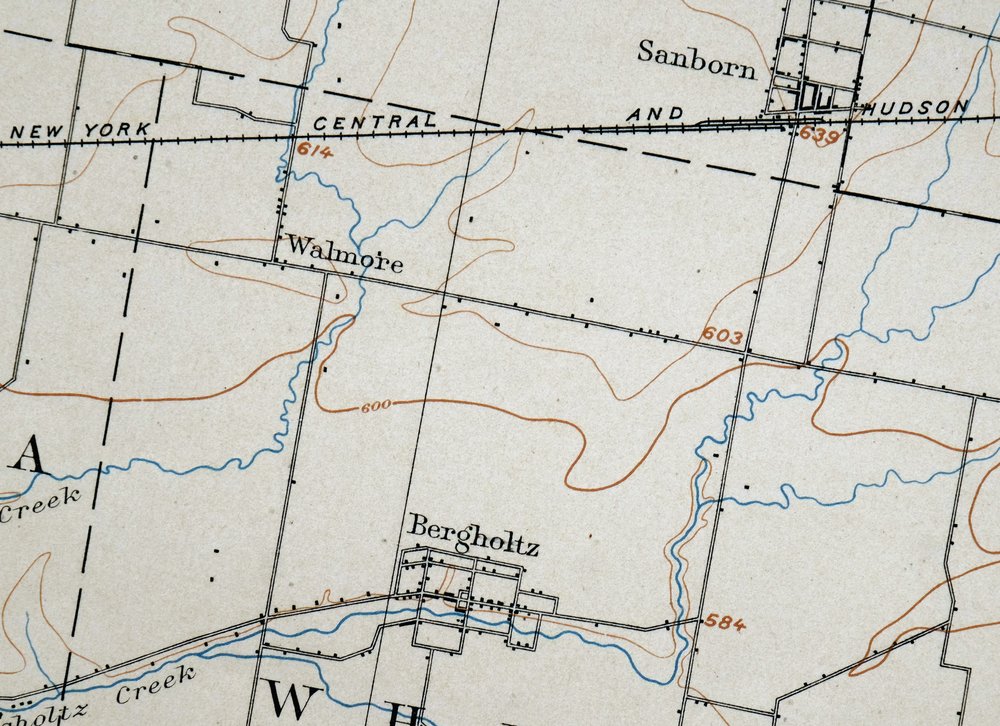 Tonawanda New York Niagara Falls Shawnee USGS Topo Map 1905 - Image 5