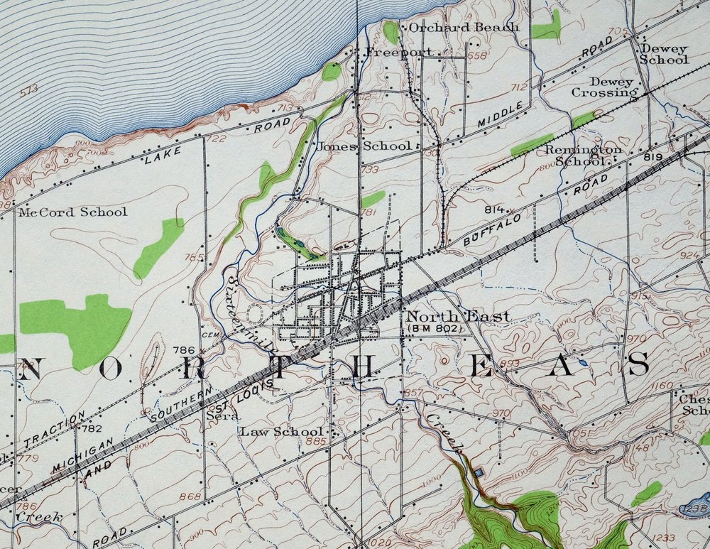 North East Pennsylvania Wattsburg USGS Topo Map 1962 Vintage - Image 5