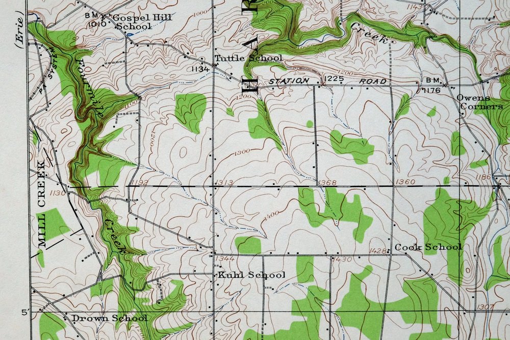 North East Pennsylvania Wattsburg USGS Topo Map 1962 Vintage - Image 4