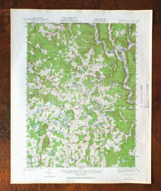 Starrucca Pennsylvania Hancock Lakewood USGS Topo Map 1964