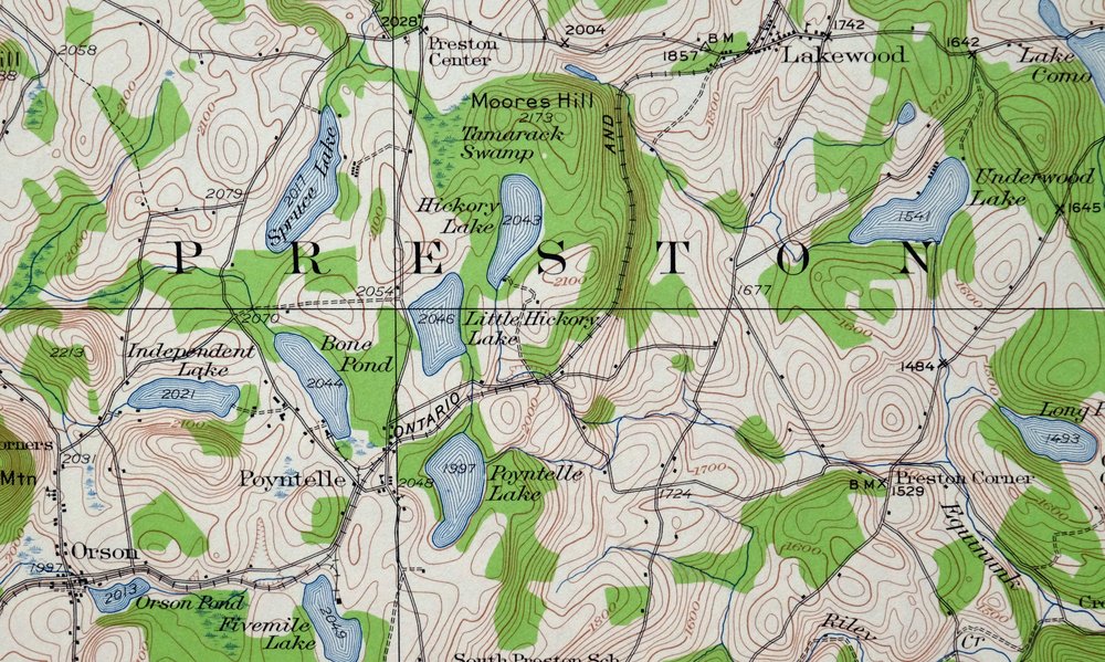 Starrucca Pennsylvania Hancock Lakewood USGS Topo Map 1964 - Image 5