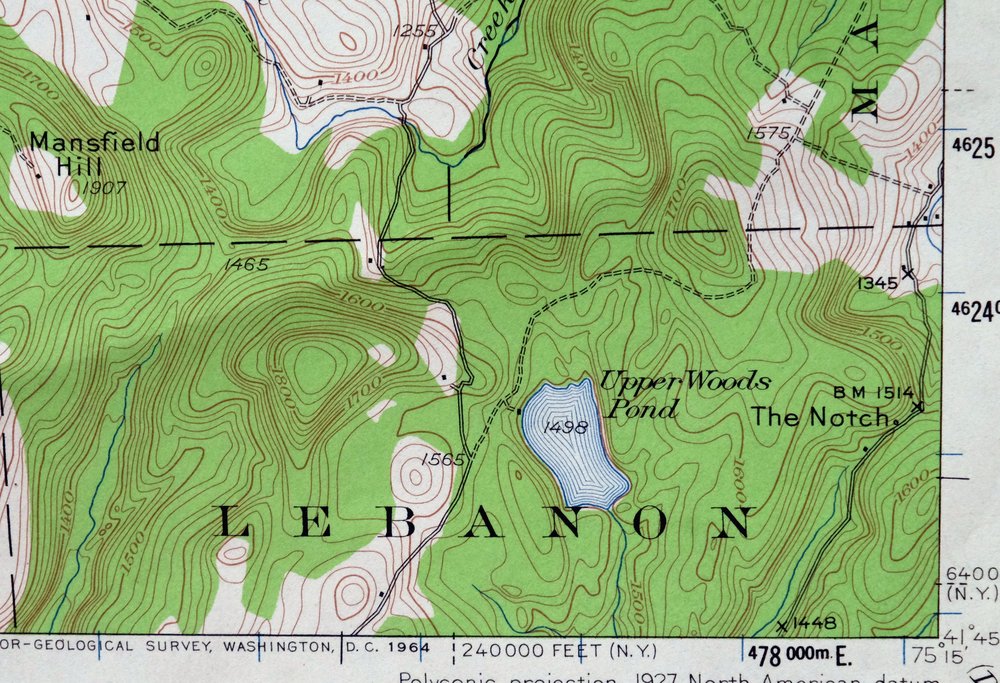 Starrucca Pennsylvania Hancock Lakewood USGS Topo Map 1964 - Image 3