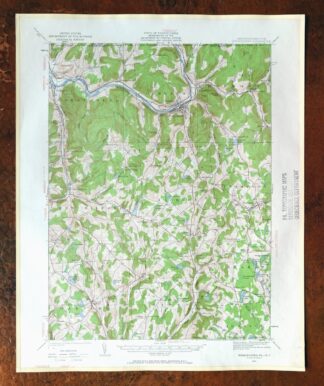 Susquehanna Pennsylvania Hallstead USGS 15-Min Topo Map 1959