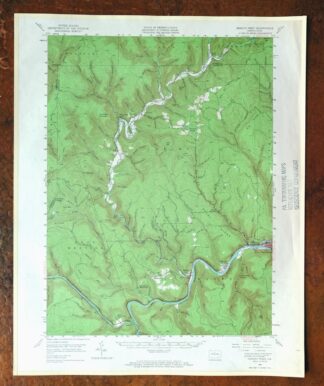Renovo West Pennsylvania Westport USGS Topographic Map 1965