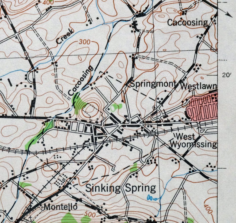 Wernersville Pennsylvania Mohnton USGS Topographic Map 1963 - Image 4
