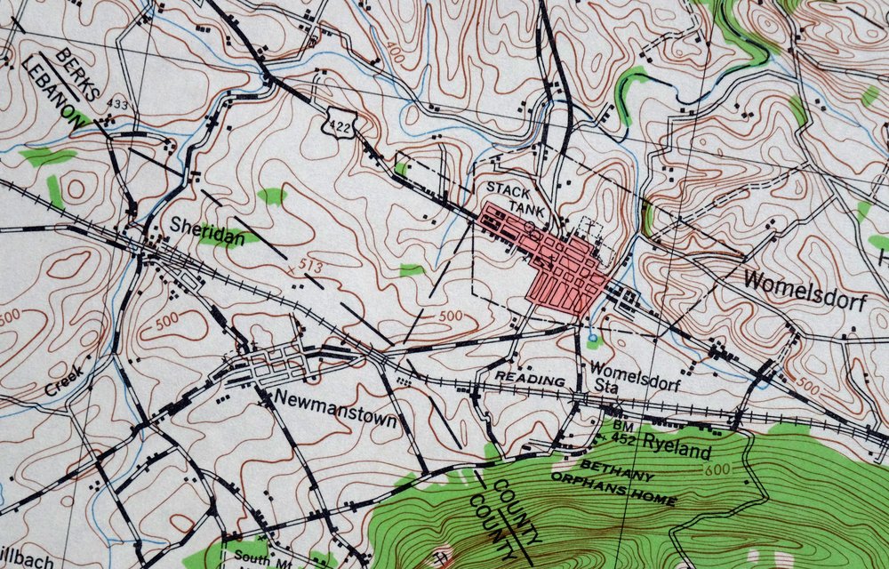 Wernersville Pennsylvania Mohnton USGS Topographic Map 1963 - Image 5