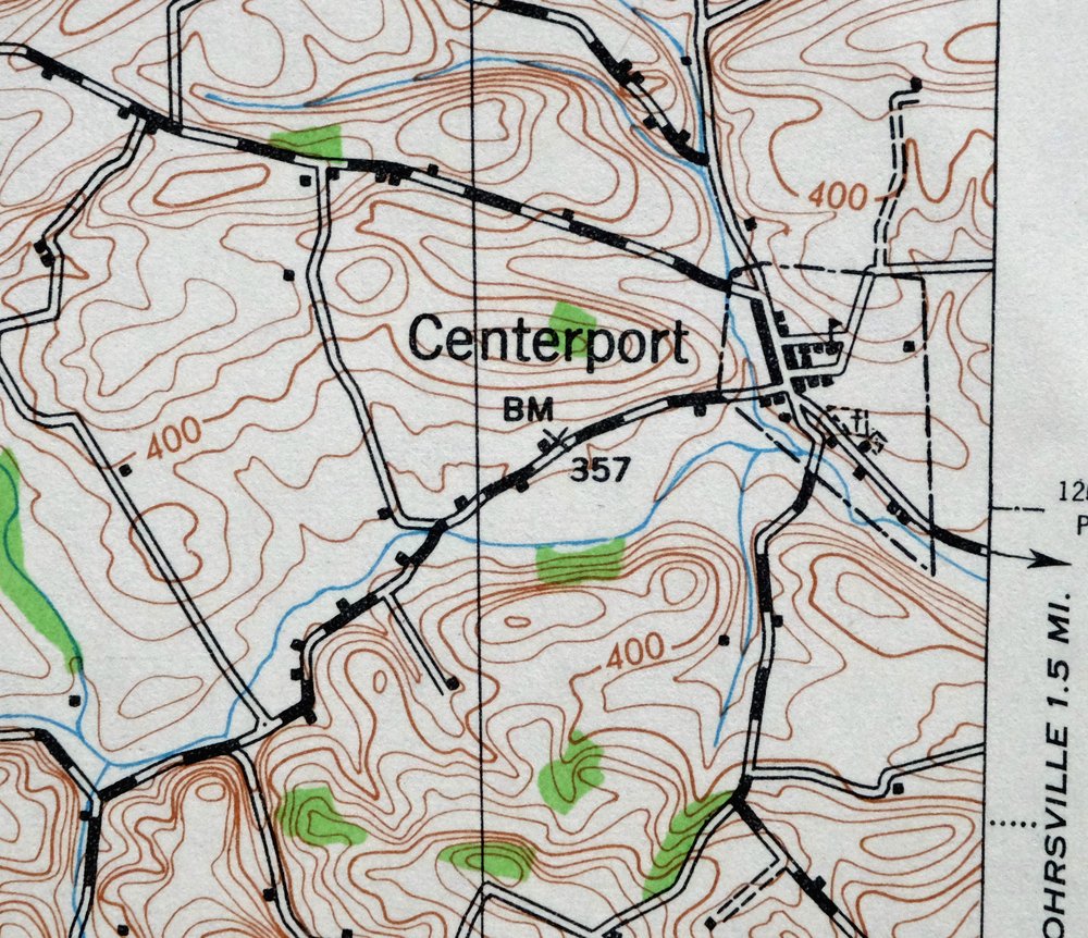 Wernersville Pennsylvania Mohnton USGS Topographic Map 1963 - Image 2