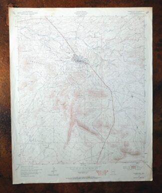 Tombstone Arizona Walnut Gulch USGS Topo Map 1964 Vintage