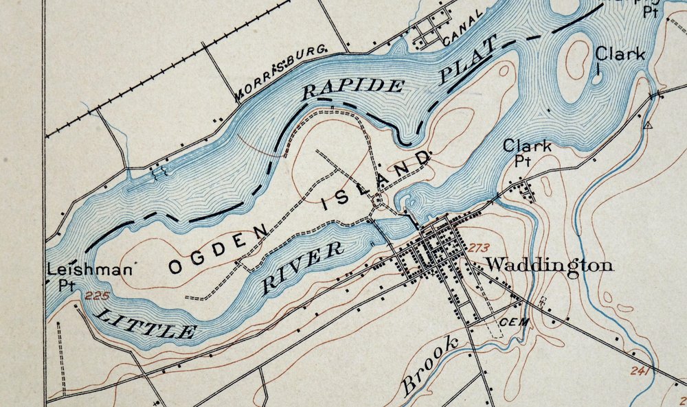 Waddington New York Norwood Madrid USGS 15-Min Topo Map 1905 - Image 5