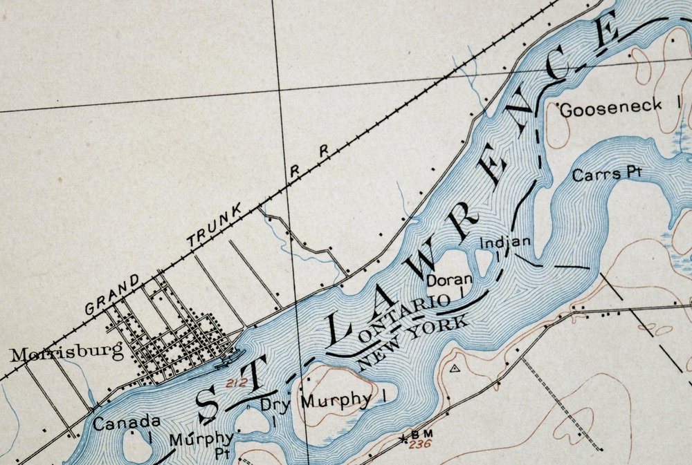 Waddington New York Norwood Madrid USGS 15-Min Topo Map 1905 - Image 4