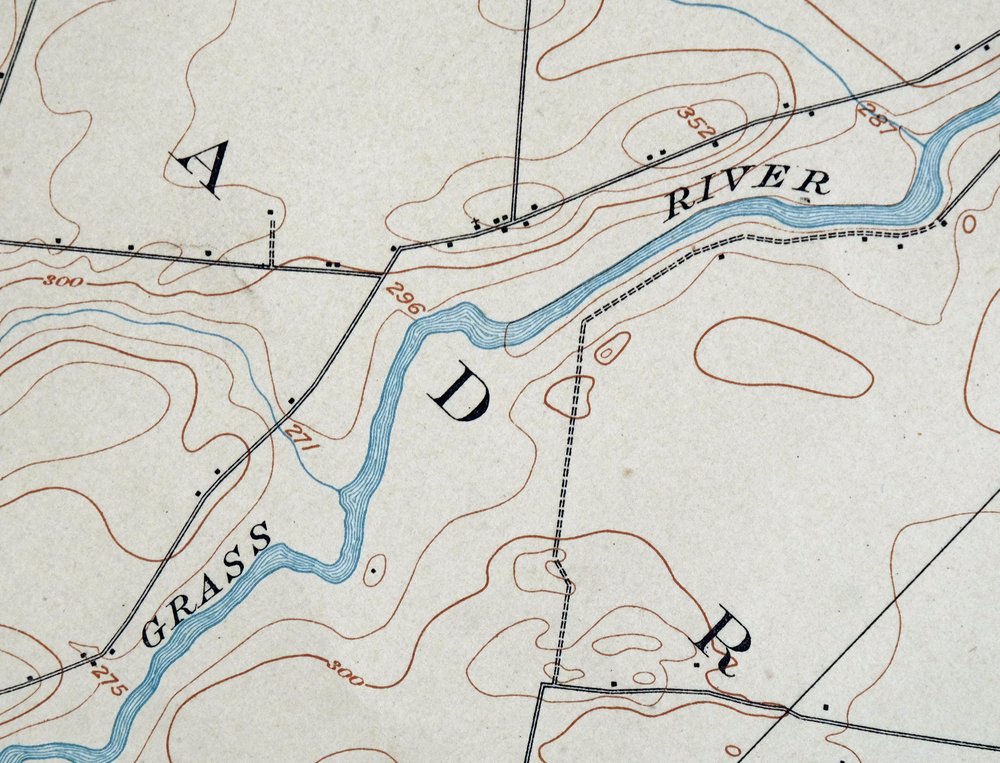Waddington New York Norwood Madrid USGS 15-Min Topo Map 1905 - Image 3