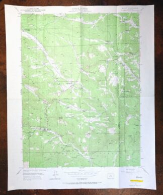 Bailey Colorado Will-O-The-Wisp Wandcrest USGS Topo Map 1973