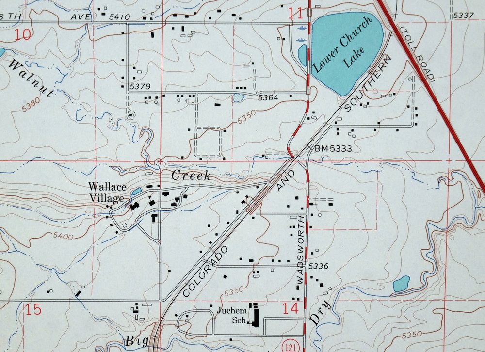 Lafayette Colorado Westminster Thornton USGS Topo Map 1967 - Image 5