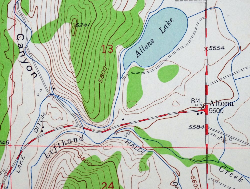 Lyons Colorado USGS 7.5-Min Topographic Map 1961 Vintage - Image 4