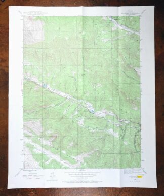 Shawnee Colorado Singleton USGS Topographic Map 1972 Vintage