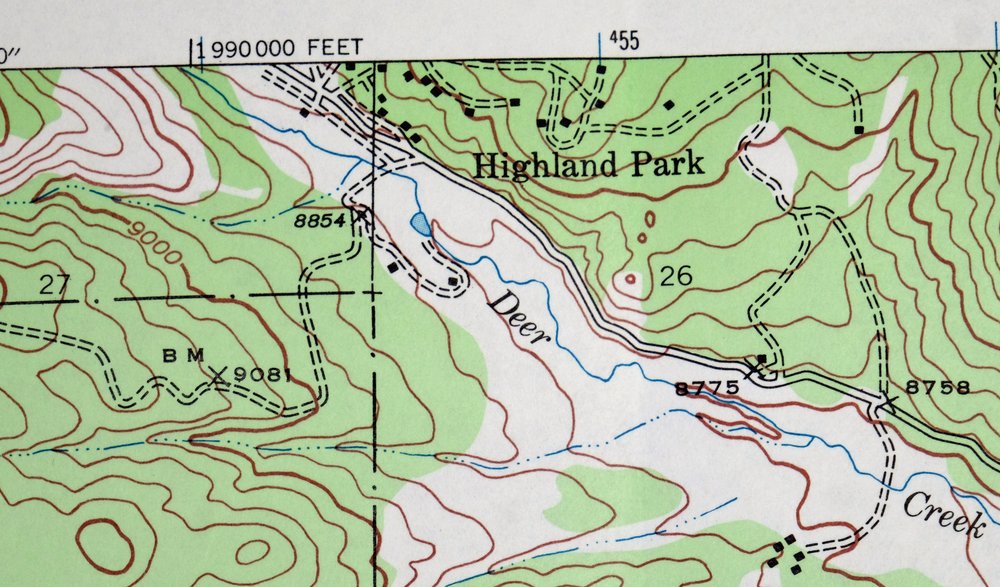 Shawnee Colorado Singleton USGS Topographic Map 1972 Vintage - Image 4