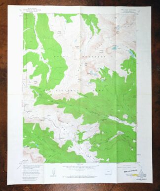 Trail Ridge Colorado USGS 7.5-Min Topo Map 1962 Vintage