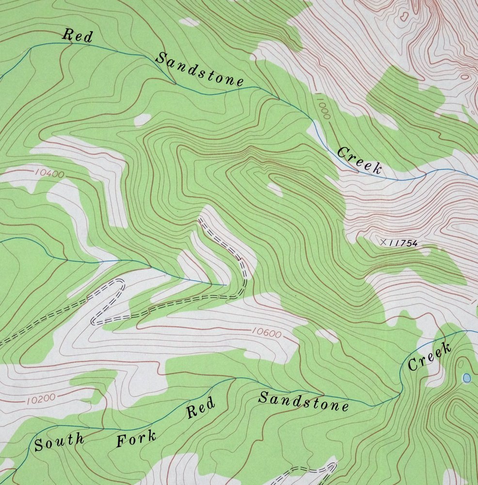 Vail East Colorado USGS 7.5-Min Topographic Map 1973 Vintage - Image 6