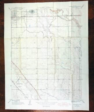 Fitzsimons Colorado Denver Aurora USGS Topo Map 1948 Vintage