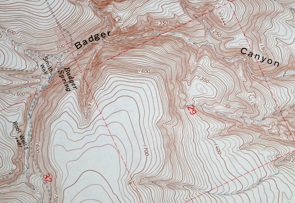 Badger Mountain Washington South Richland USGS Topo Map 1978 - Image 4